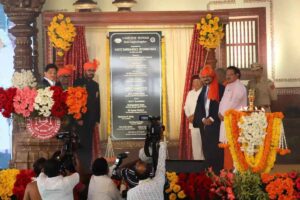 Our respected chairman has received felicitation for his remarkable achievements from the honourable governor of Karnataka.